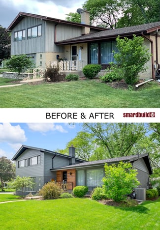Garage Before and After Arlington Heights Remodel